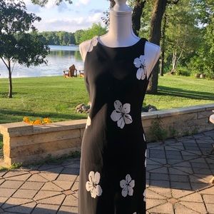 Maxi dress with sheer jacket